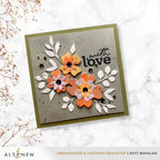 Altenew Craft Your Life Project Kit Stitched With Love and Add-On Die Set flowers