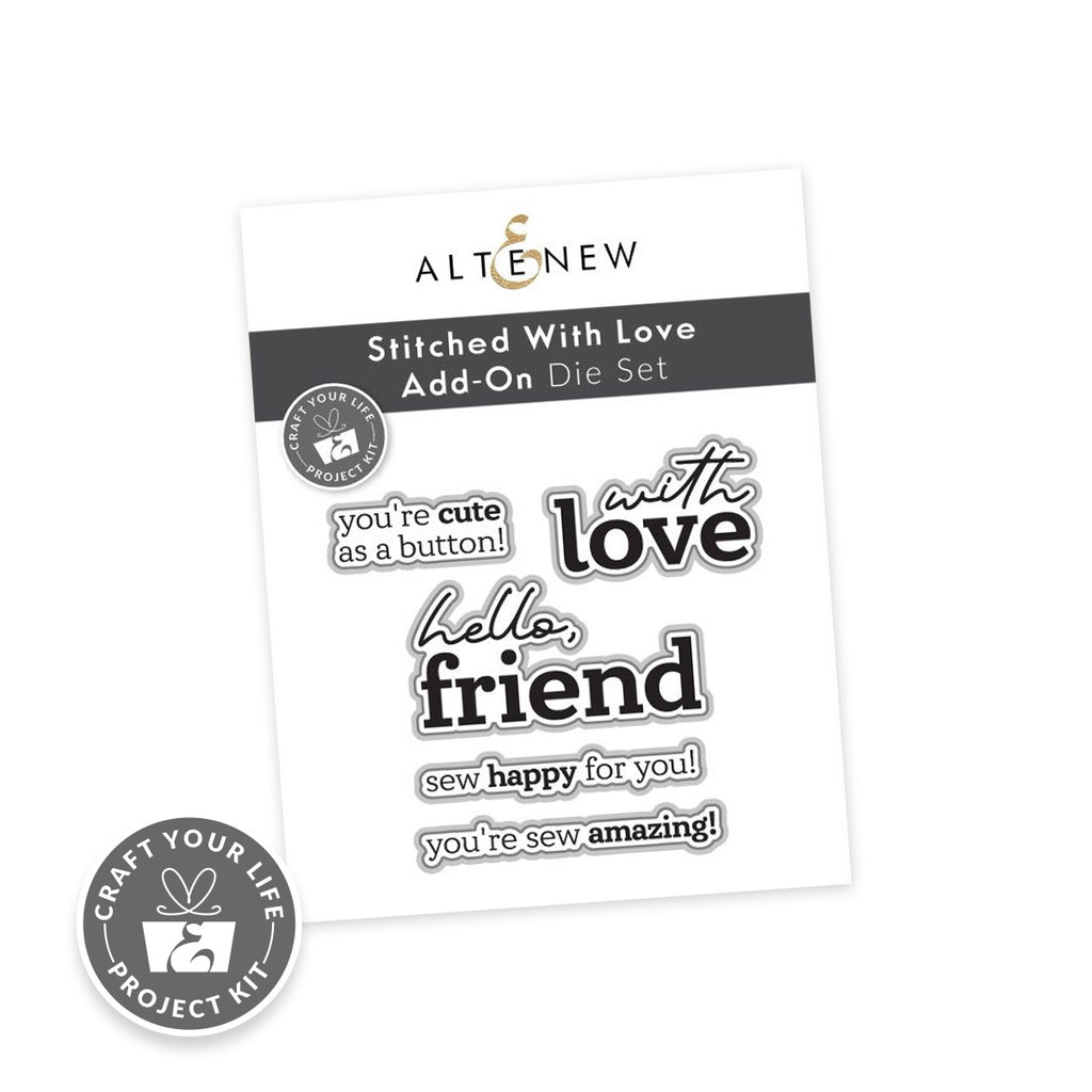 Altenew Craft Your Life Project Kit Stitched With Love and Add-On Die Set image 2