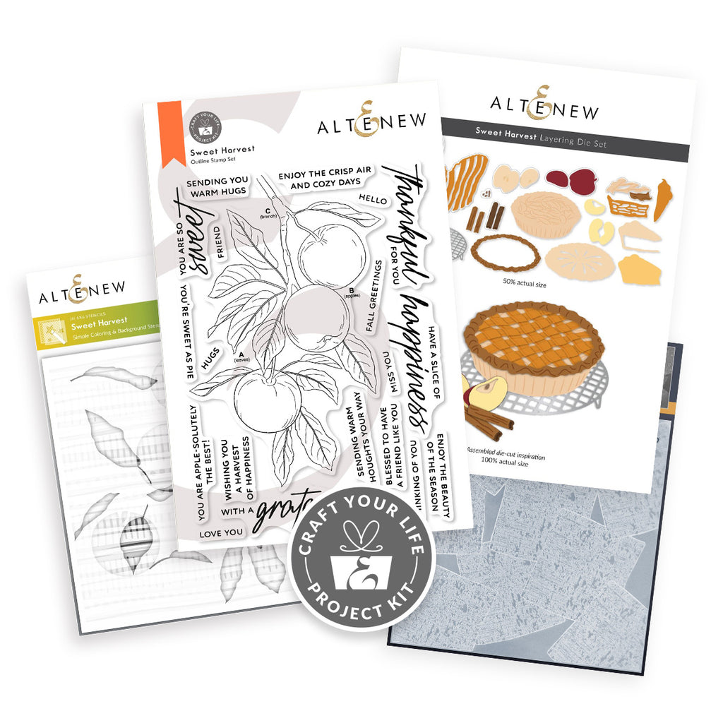 Altenew Craft Your Life Project Kit Sweet Harvest Set alt10975bn 1