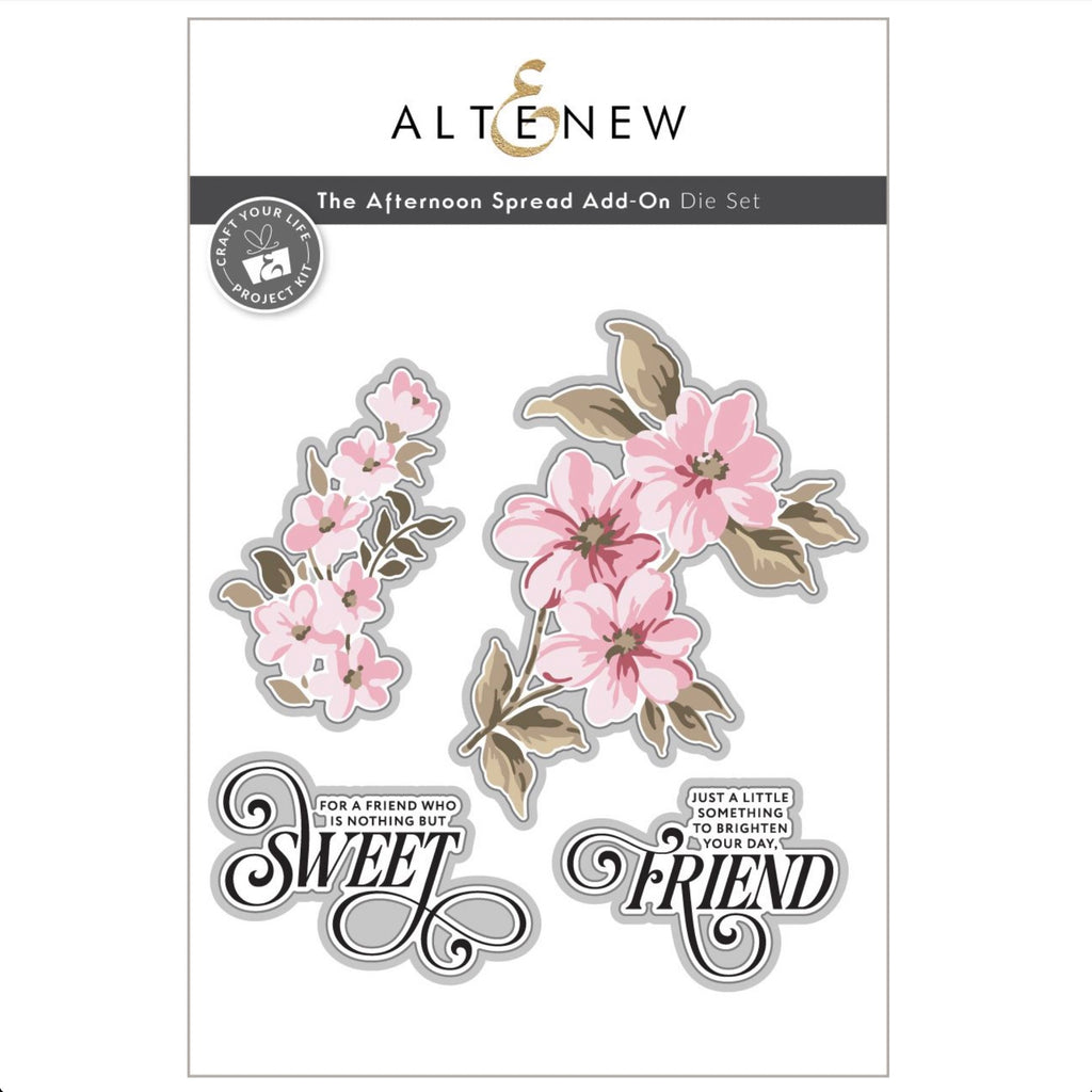 Altenew Craft Your Life Project Kit The Afternoon Spread Add-on Dies alt11566
