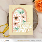 Altenew Craft Your Life Project Kit The Afternoon Spread Add-on Dies alt11566 flower friend card