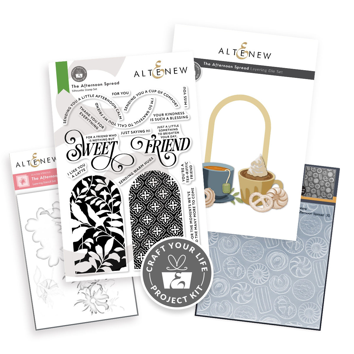 Altenew Craft Your Life Project Kit The Afternoon Spread alt11565bn