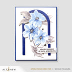 Altenew Craft Your Life Project Kit The Afternoon and Add-on Die Set blue flowers card