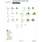 Altenew Craft Your Life Project Kit Translucent Foliage alt10614bn guide