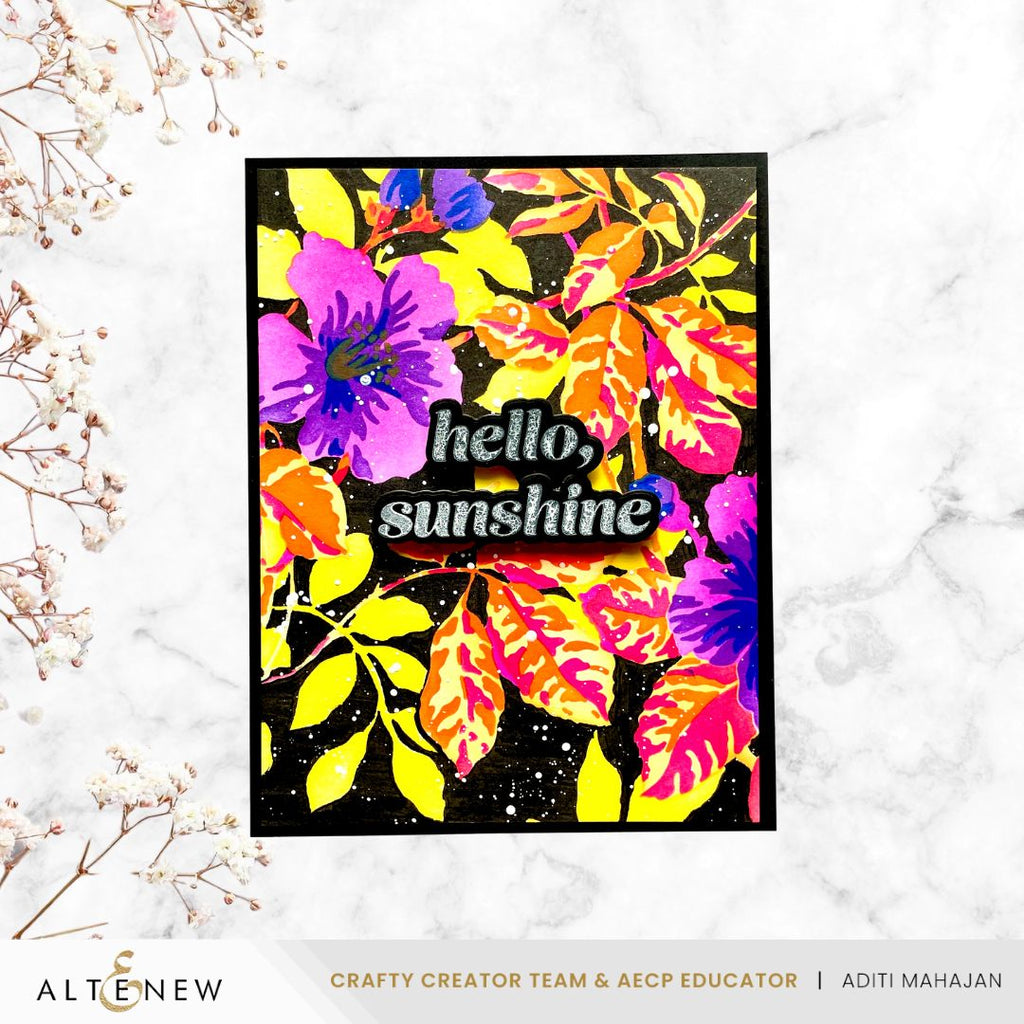 Altenew Craft Your Life Project Kit Whispers in the Canopy alt11137bn flowers