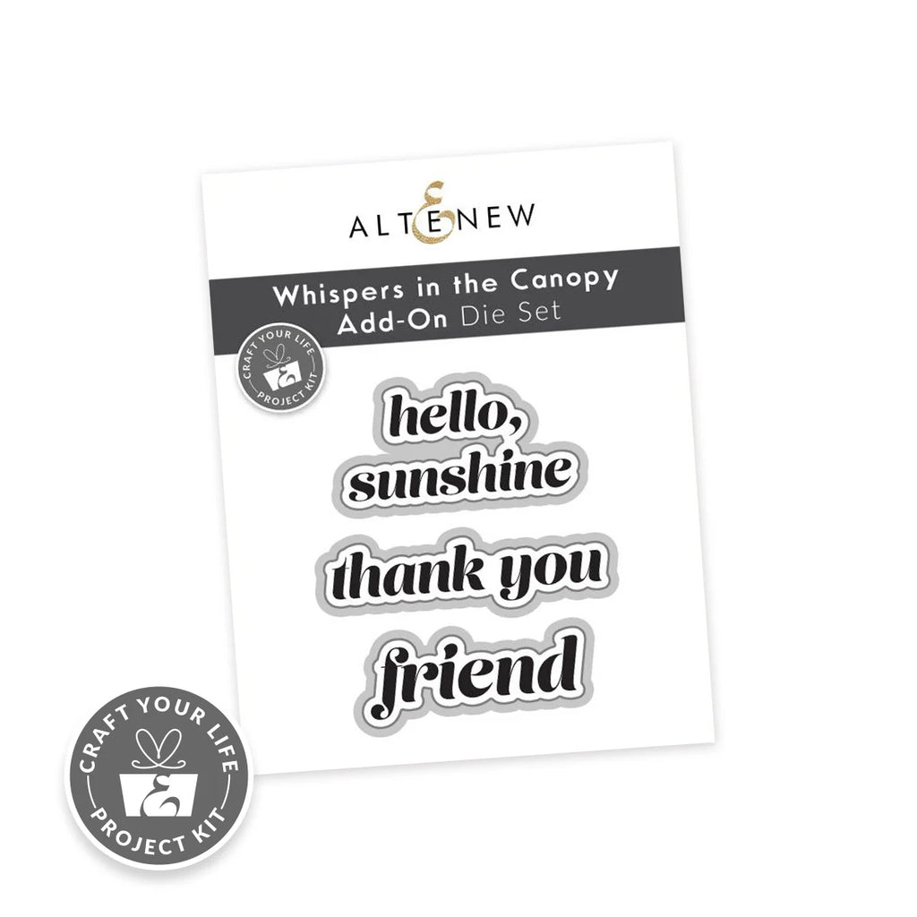 Altenew Craft Your Life Project Kit Whispers in the Canopy and Add-On Die Set image 2