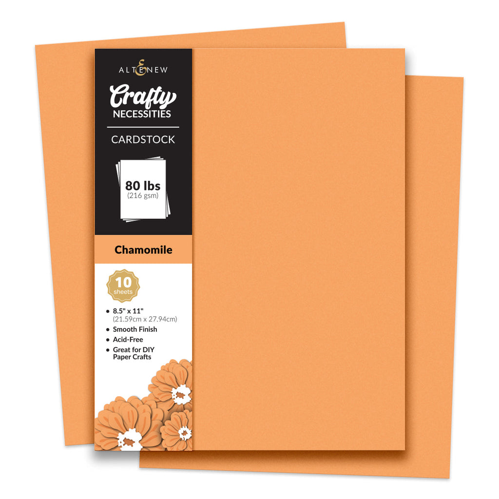 Altenew Crafty Necessities Chamomile Cardstock 10 Sheet Pack alt10261