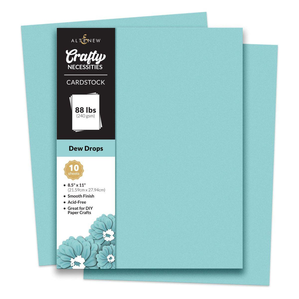 Altenew Crafty Necessities Dew Drops Cardstock 10 Sheet Pack alt8964