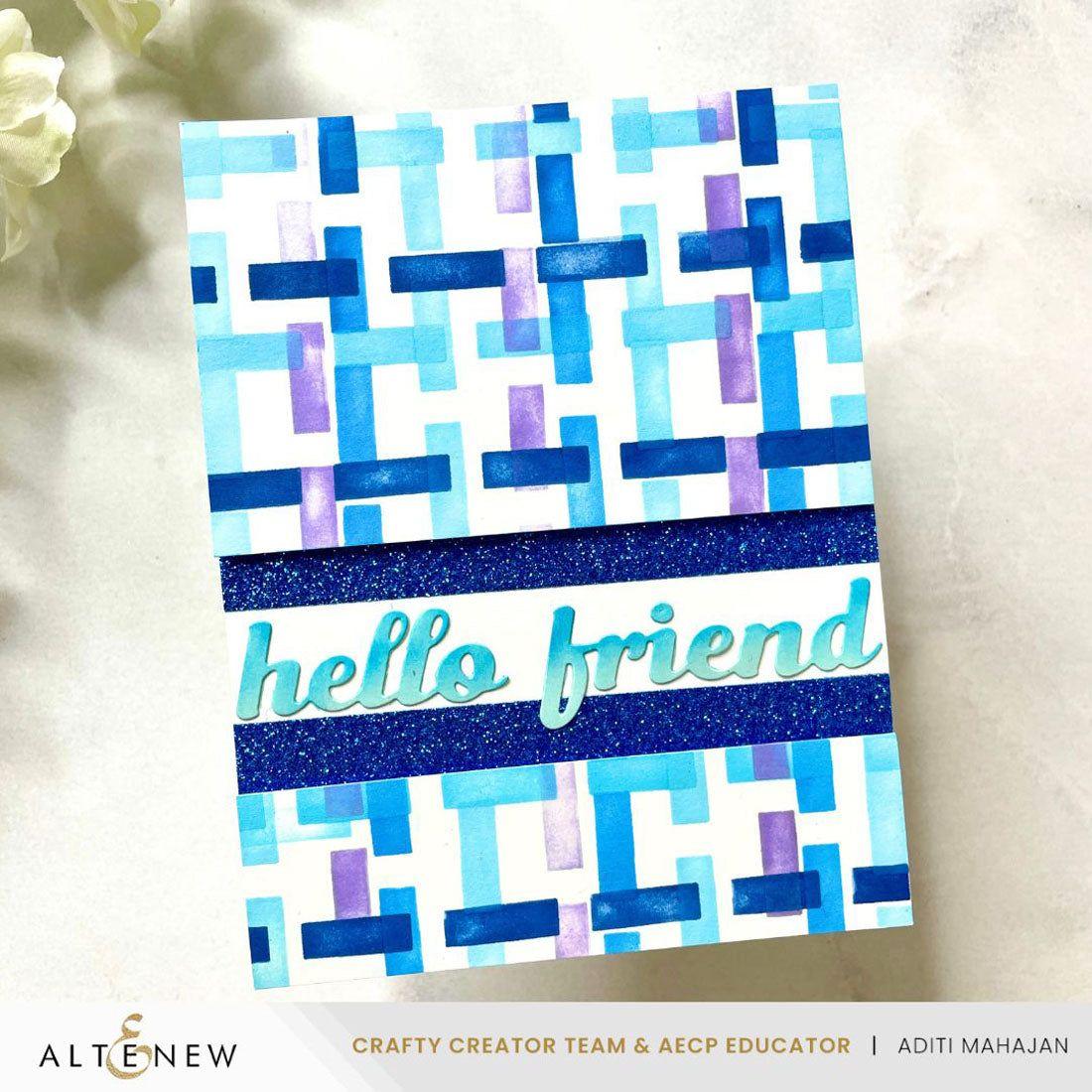 Altenew Crafty Necessities Dew Drops Cardstock 10 Sheet Pack alt8964 geometric