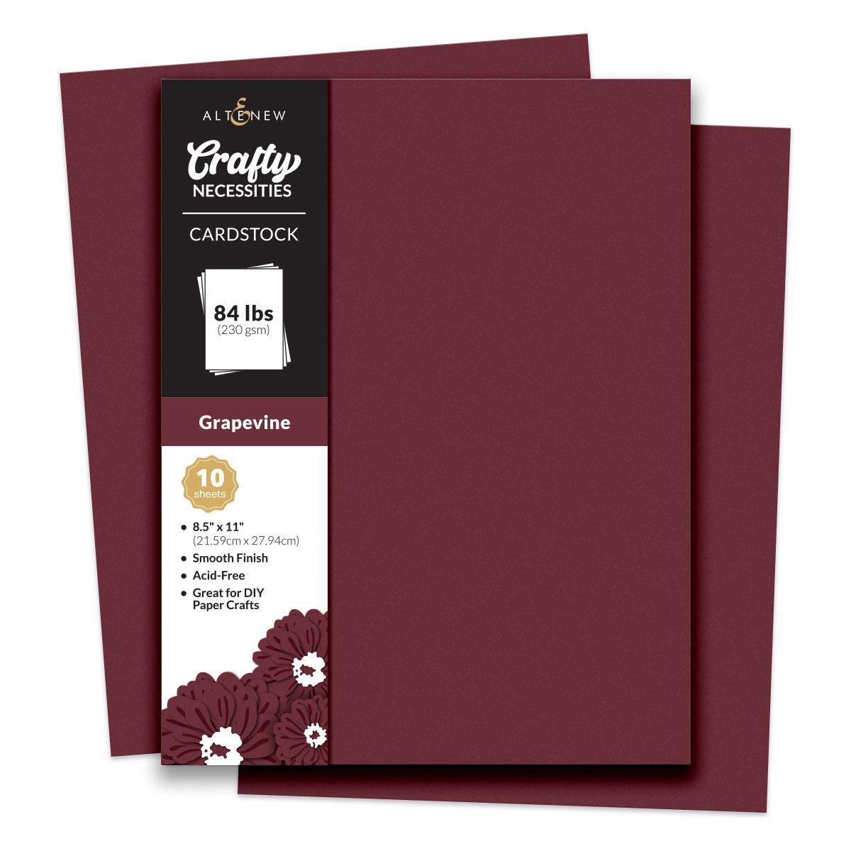 Altenew Crafty Necessities Grapevine Cardstock 10 Sheet Pack alt10197