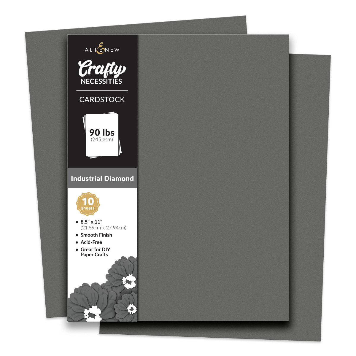 Altenew Crafty Necessities Industrial Diamond Cardstock 10 Sheet Pack alt11182