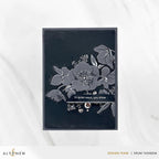 Altenew Crafty Necessities Pure Graphite Cardstock 10 Sheet Pack alt11186 flowers