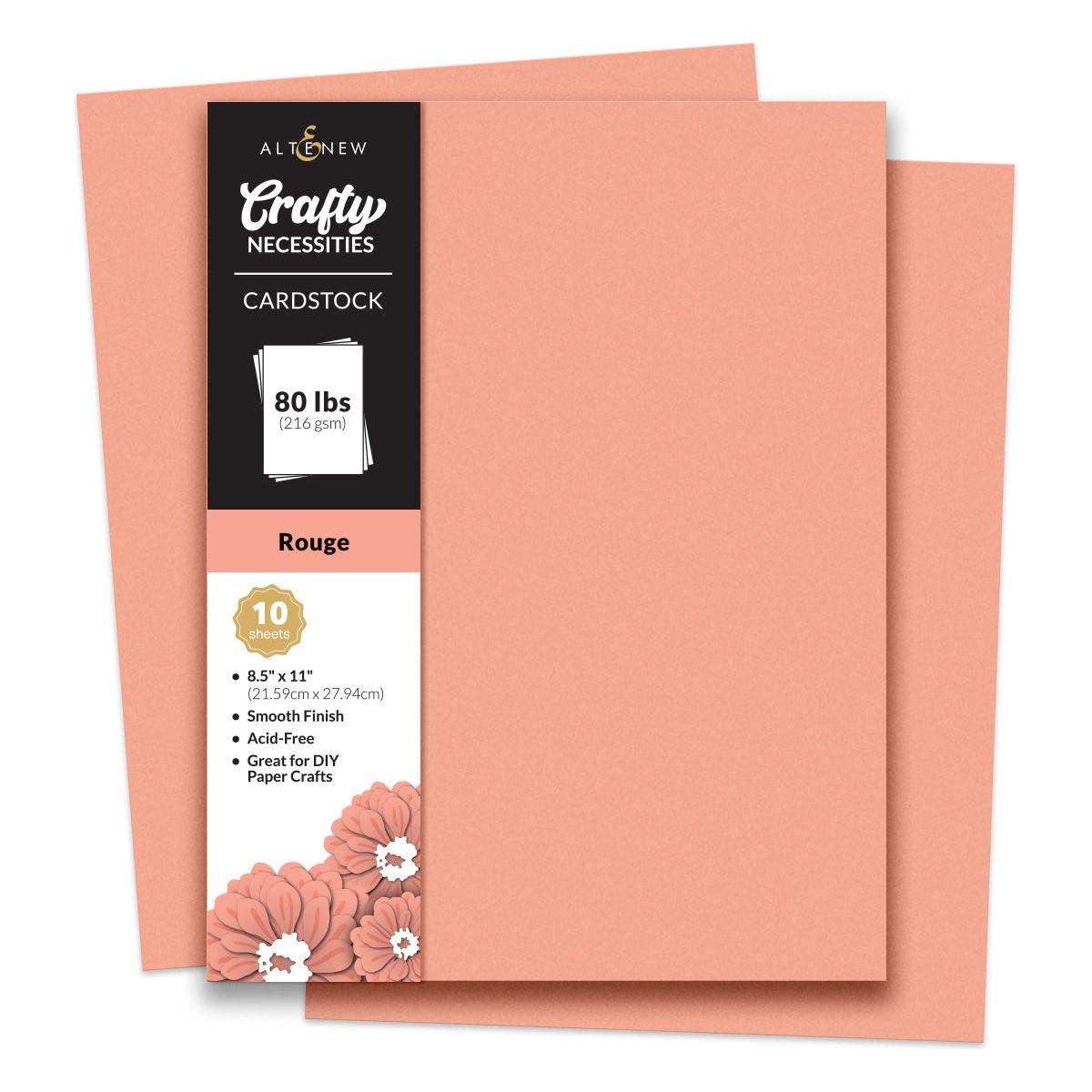 Altenew Crafty Necessities Rouge Cardstock 10 Sheet Pack alt8997