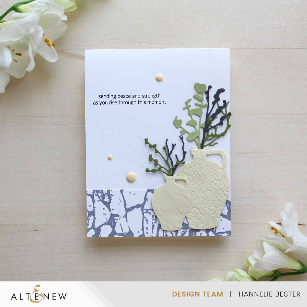 Altenew Crafty Necessities Shattered Shell Cardstock 10 Sheet Pack alt11183 sending peace