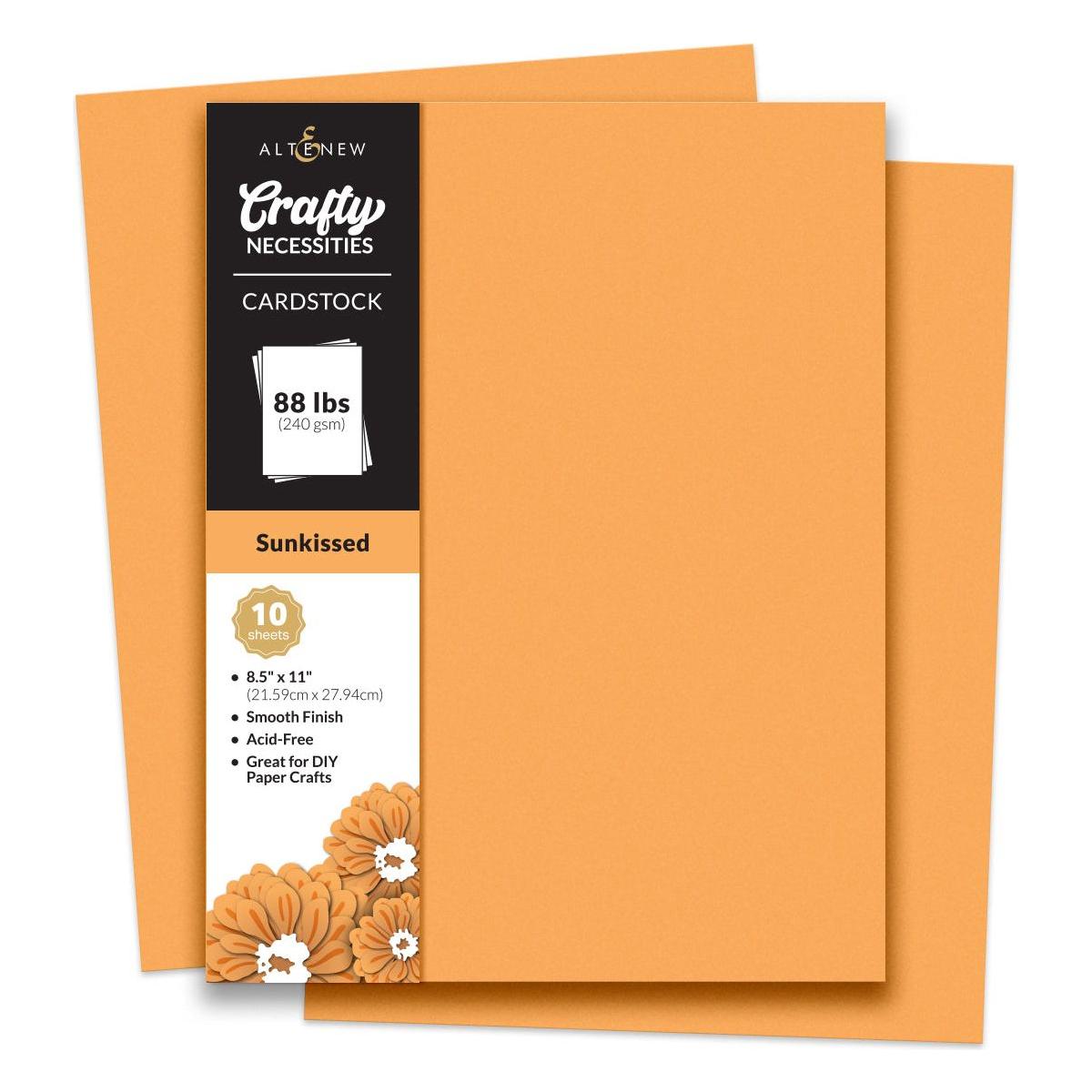 Altenew Crafty Necessities Sunkissed Cardstock 10 Sheet Pack alt10198