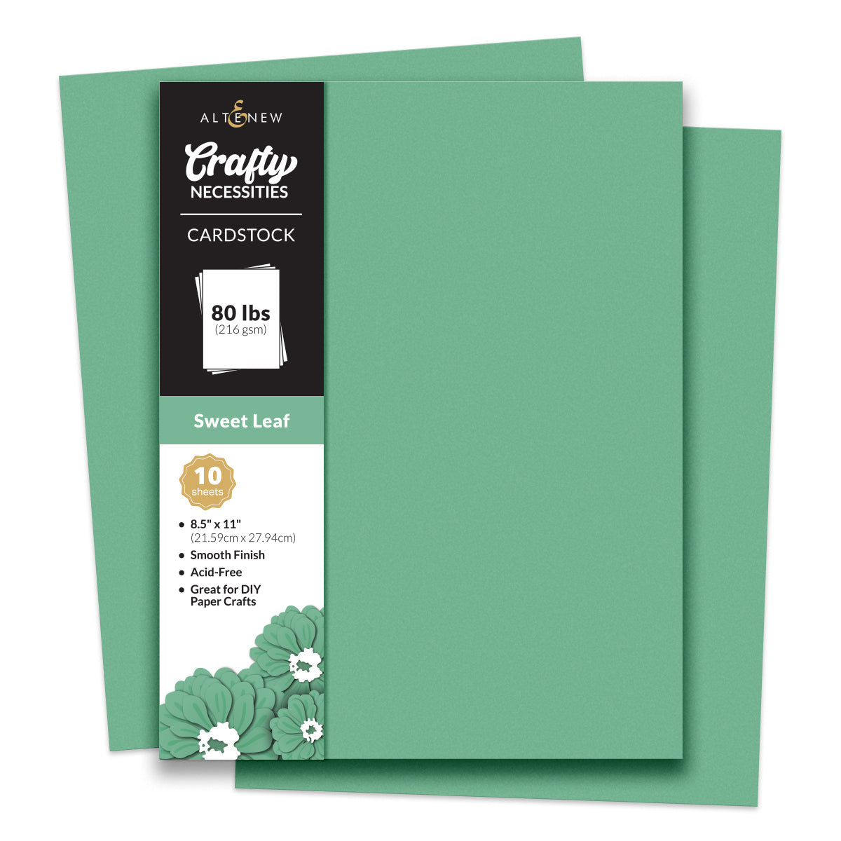 Altenew Crafty Necessities Sweet Leaf Cardstock 10 Sheet Pack alt10207