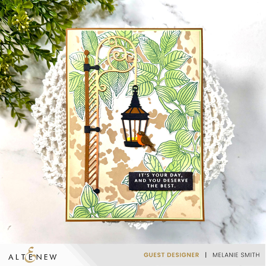 Altenew Creative Cuts Antique Street Lamps Layering Dies alt10779 tropical