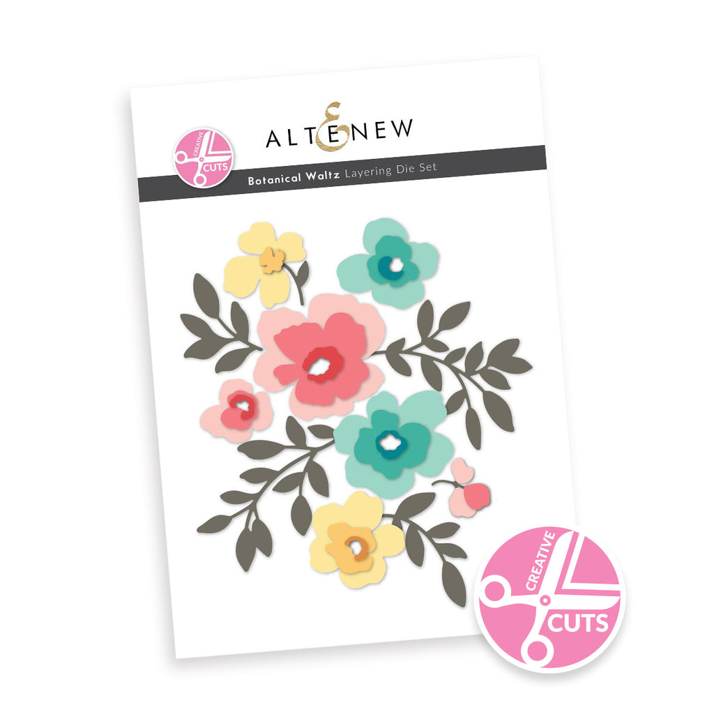 Altenew Creative Cuts Botanical Waltz Layering Dies alt11262
