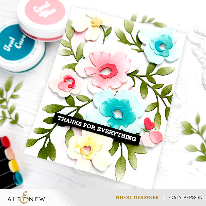 Altenew Creative Cuts Botanical Waltz Layering Dies alt11262 everything