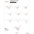 Altenew Creative Cuts Doves in Flight Layering Dies alt10696 layering guide