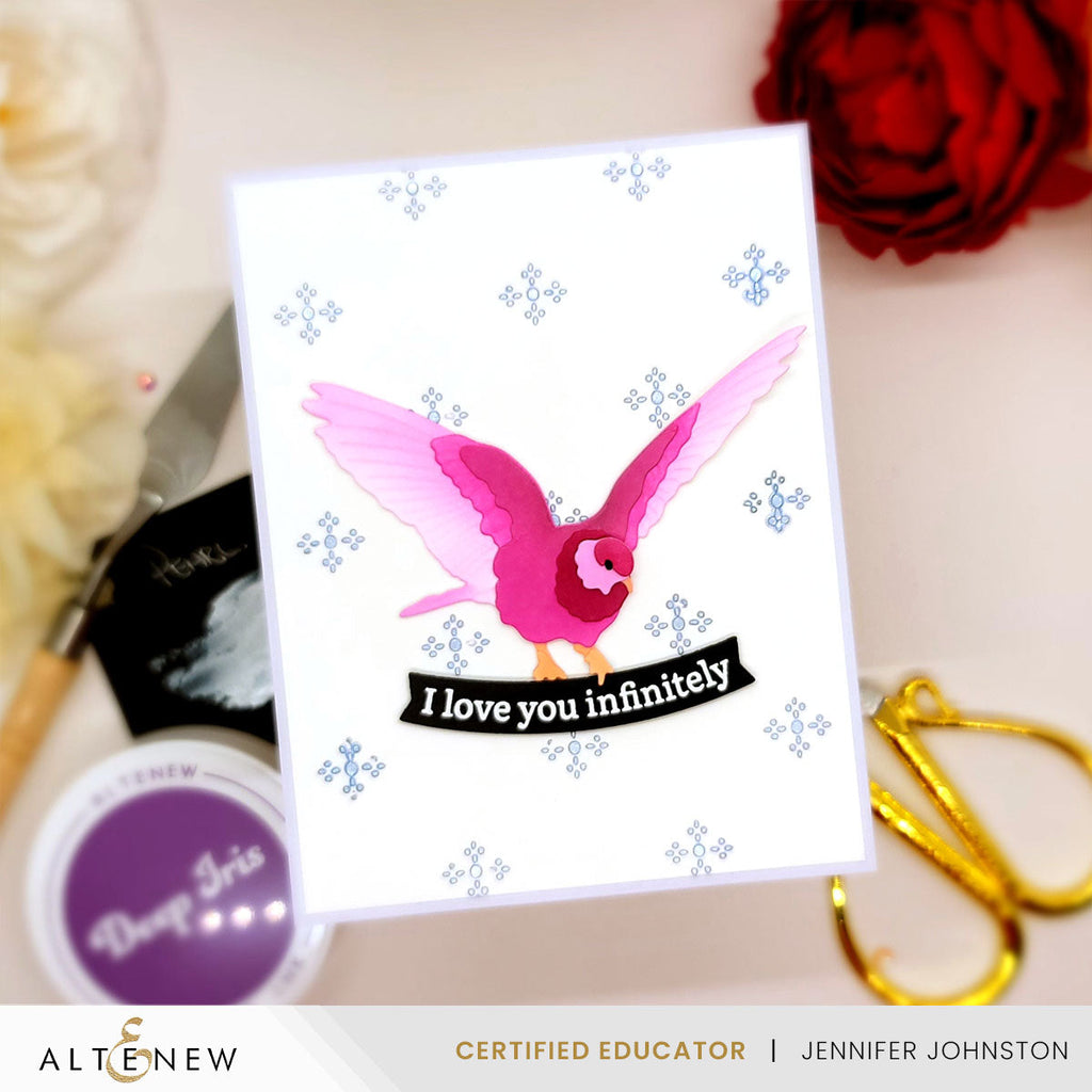 Altenew Creative Cuts Doves in Flight Layering Dies alt10696 love you