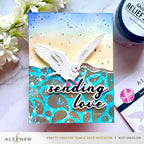 Altenew Creative Cuts Doves in Flight Layering Dies alt10696 sending love
