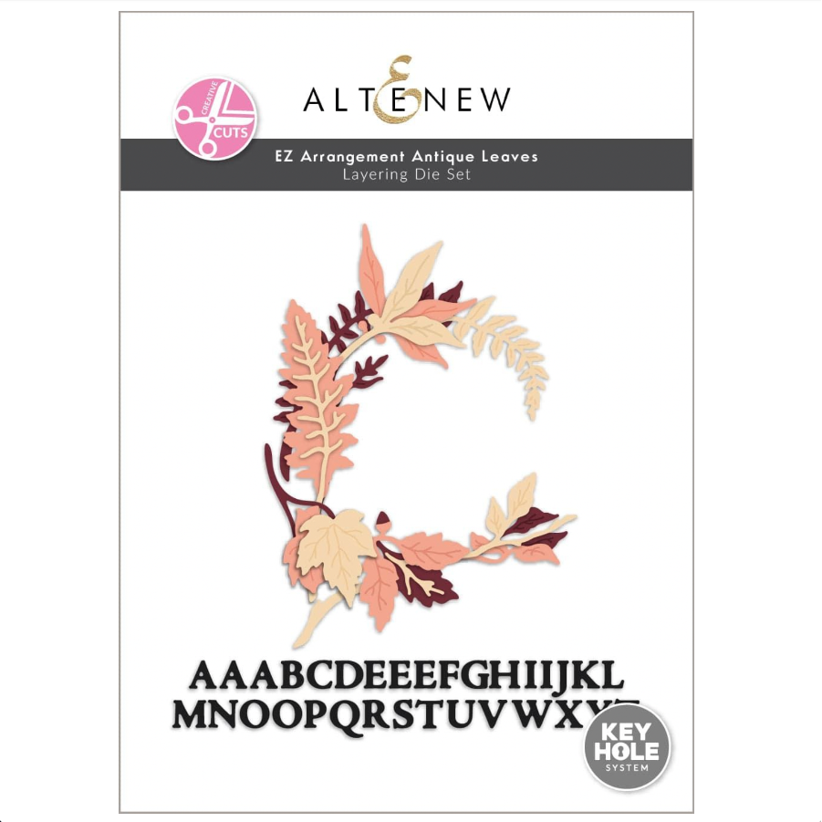 Altenew Creative Cuts EZ Arrangement Antique Leaves Layering Dies alt11244