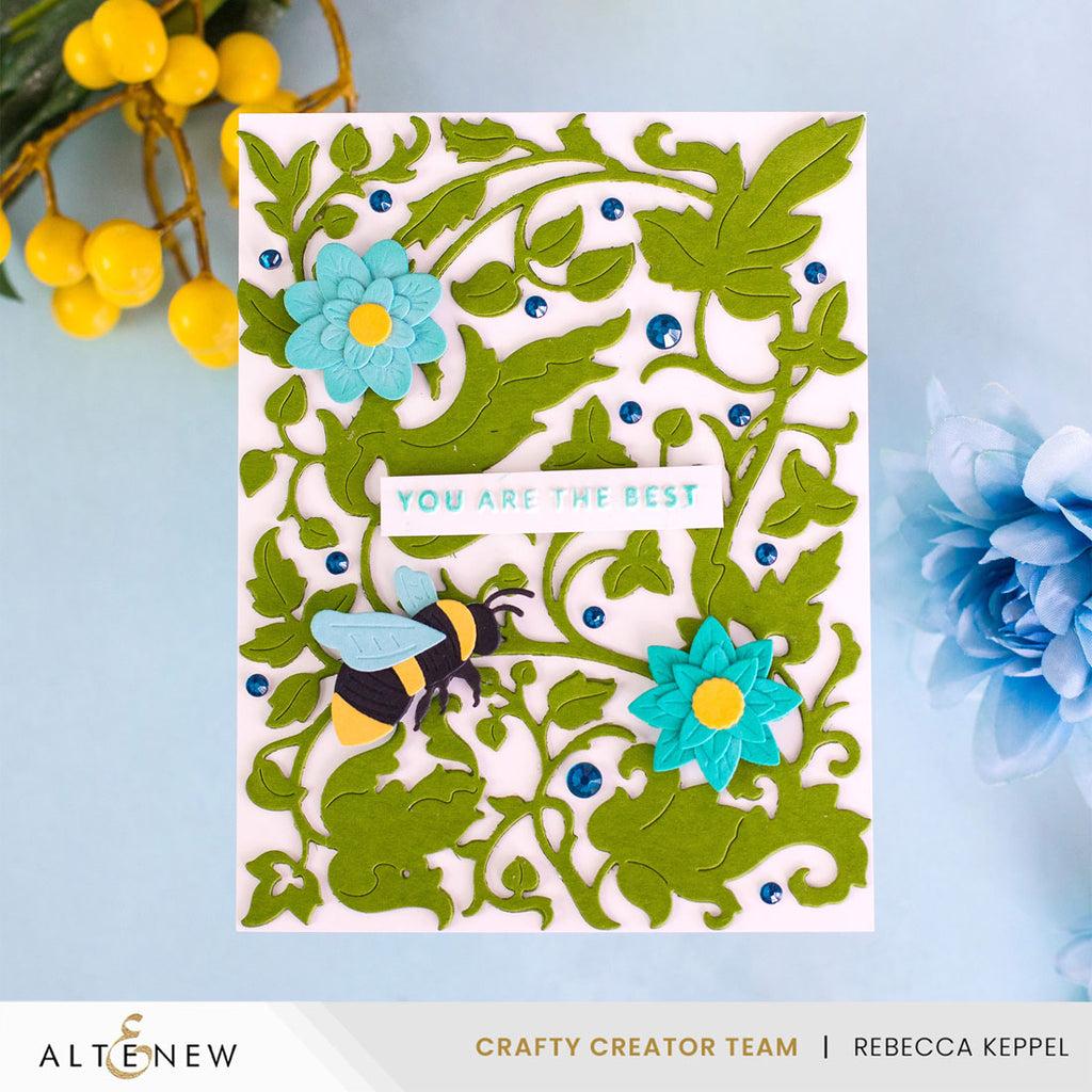 Altenew Creative Cuts Enchanted Vines Dies alt11028 bee