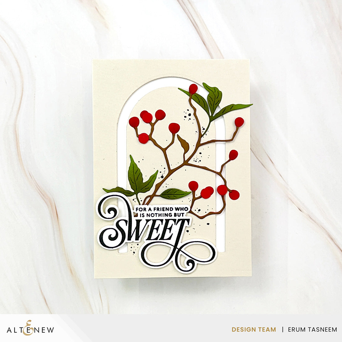 Altenew Creative Cuts Fall Pickings Layering Dies alt11567 for a sweet friend card
