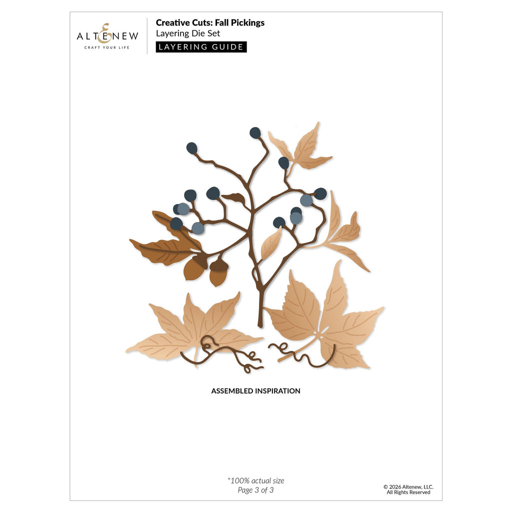 Altenew Creative Cuts Fall Pickings Layering Dies alt11567 layering guide 3