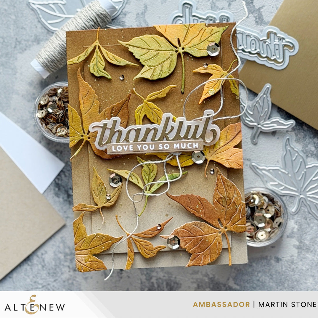 Altenew Creative Cuts Fall Pickings Layering Dies alt11567 love you so much card