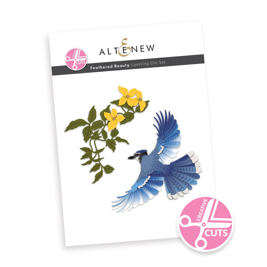 Altenew Creative Cuts Feathered Beauty Layering Dies alt11139