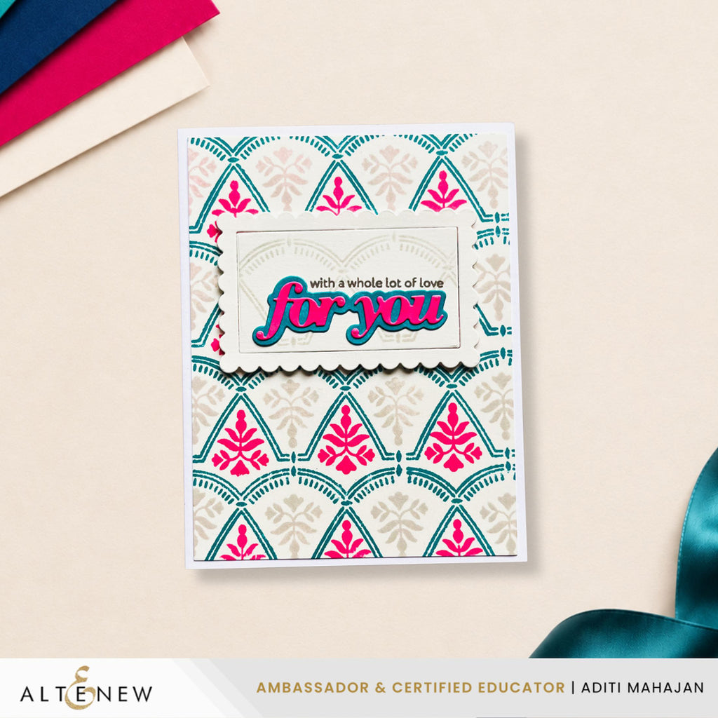 Altenew Creative Cuts Framed Botanicals Dies alt11648 for you card