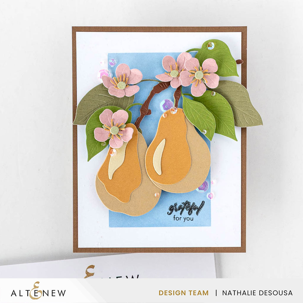 Altenew Creative Cuts Fresh Pears Layering Dies alt10977 flowers