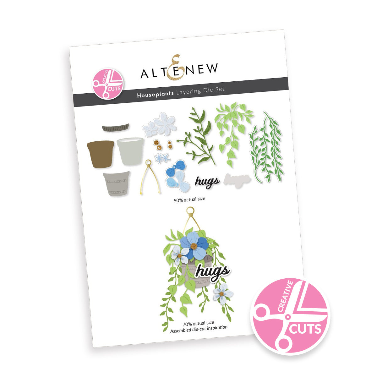 Altenew Creative Cuts Houseplants Layering Dies alt10695