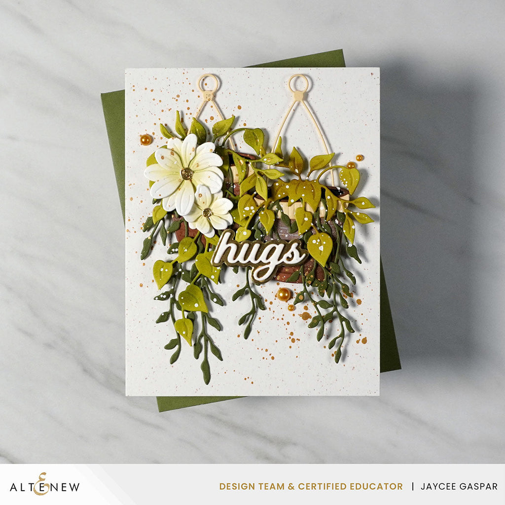 Altenew Creative Cuts Houseplants Layering Dies alt10695 greenery