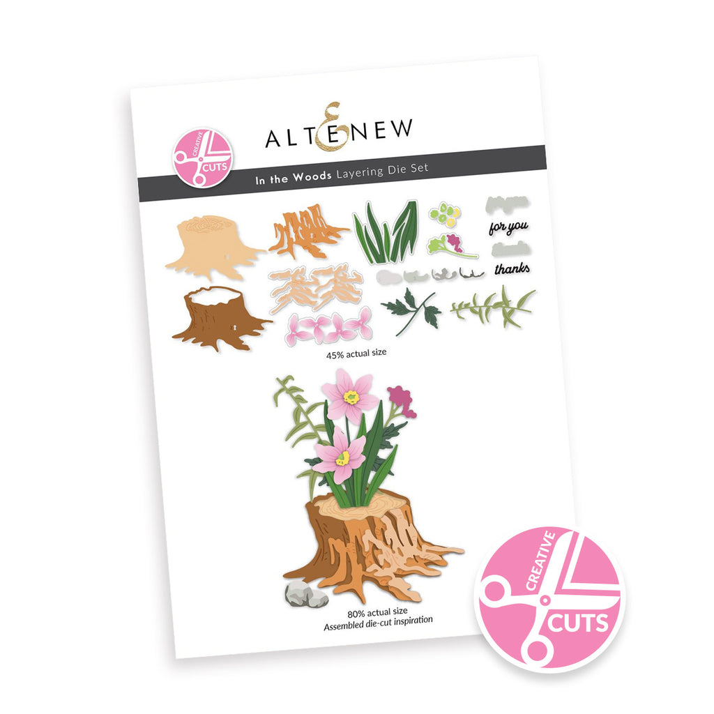 Altenew Creative Cuts In the Woods Layering Dies alt10829