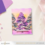 Altenew Creative Cuts Jack Pine Tree Layering Dies alt11456 purple tree card