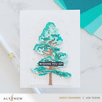 Altenew Creative Cuts Jack Pine Tree Layering Dies alt11456 wishing you joy card