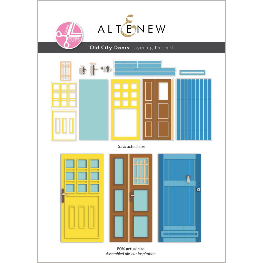 Altenew Creative Cuts Old City Doors Layering Dies alt10752