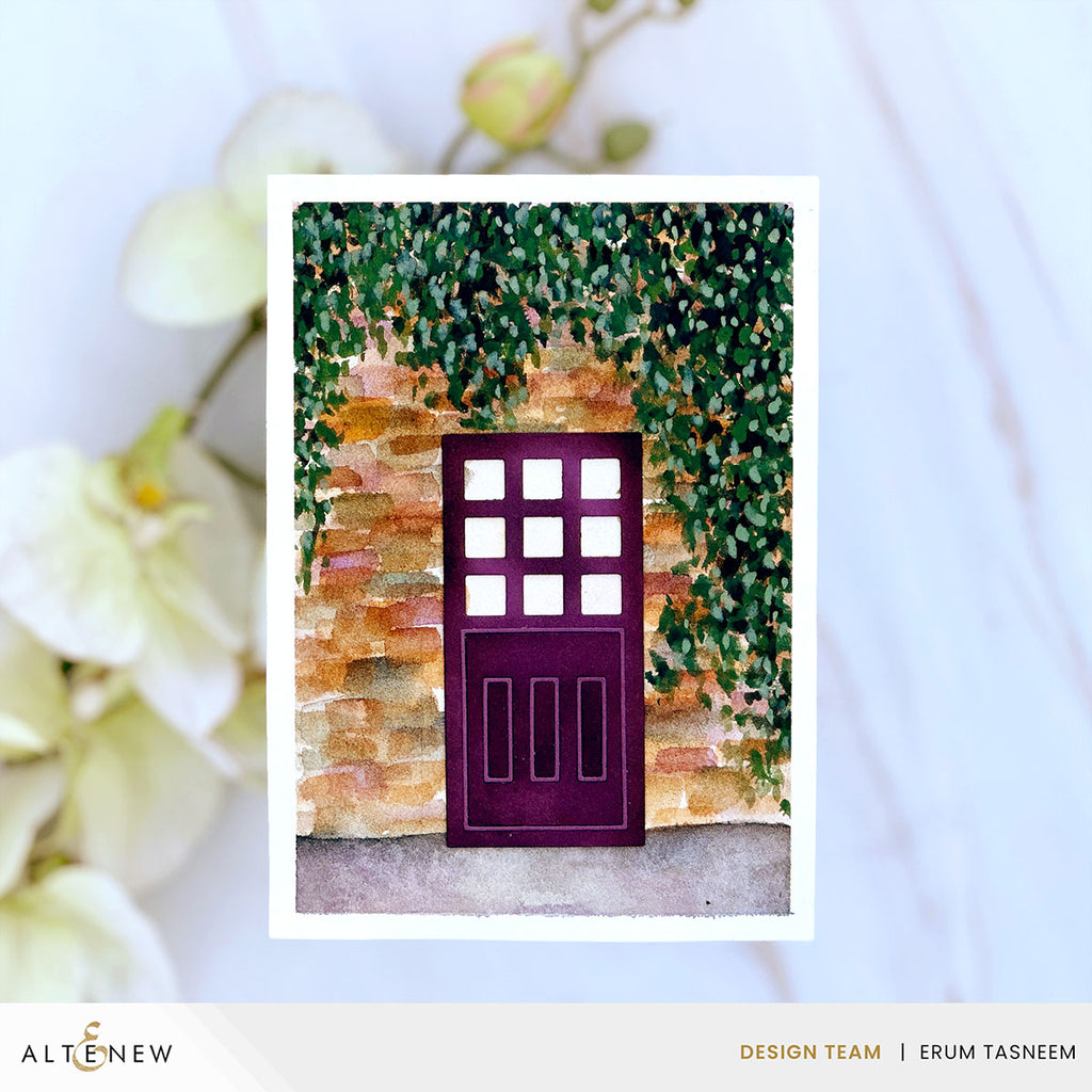 Altenew Creative Cuts Old City Doors Layering Dies alt10752 greenery