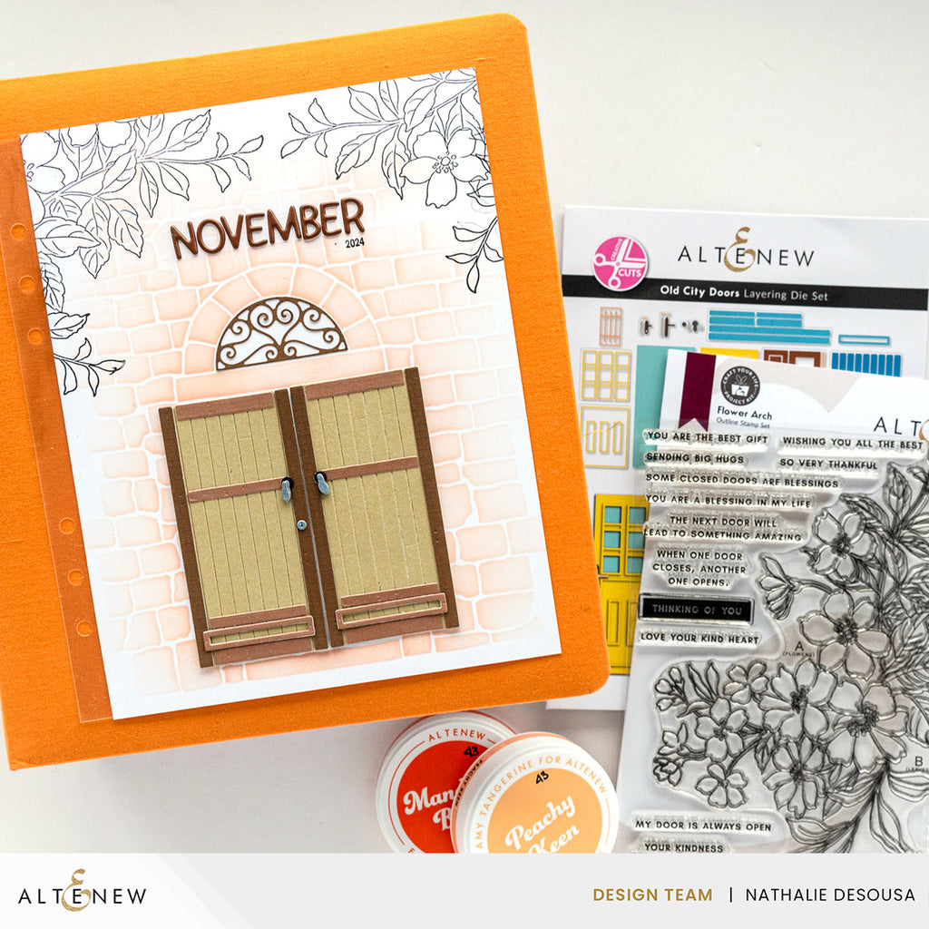 Altenew Creative Cuts Old City Doors Layering Dies alt10752 november