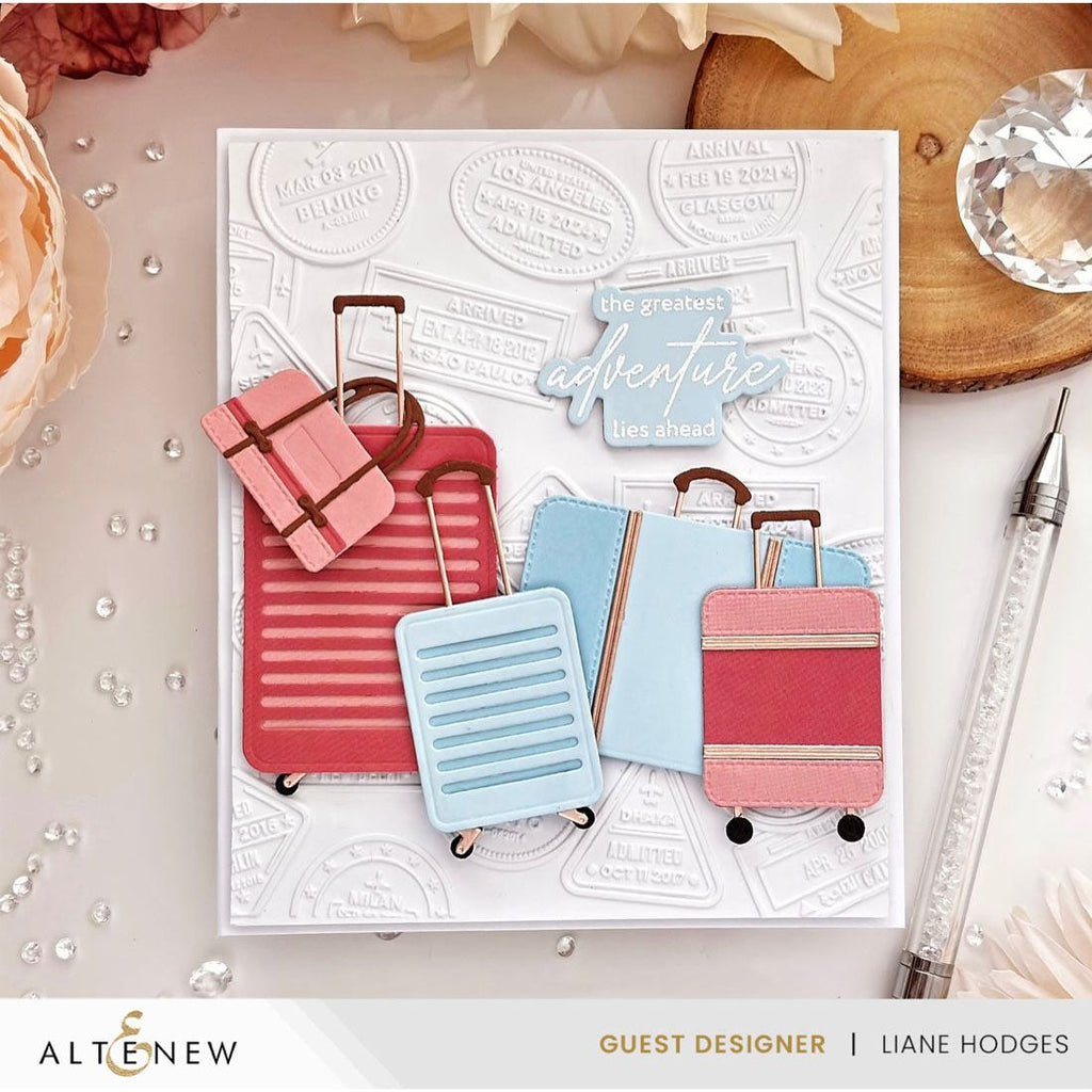 Altenew Creative Cuts Pack Your Bags Layering Dies alt10952 adventure