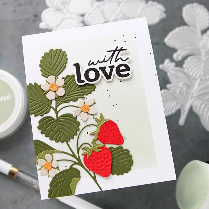 Altenew Creative Cuts Strawberry Patch Layering Dies alt11213 with love | color-code:ALT01