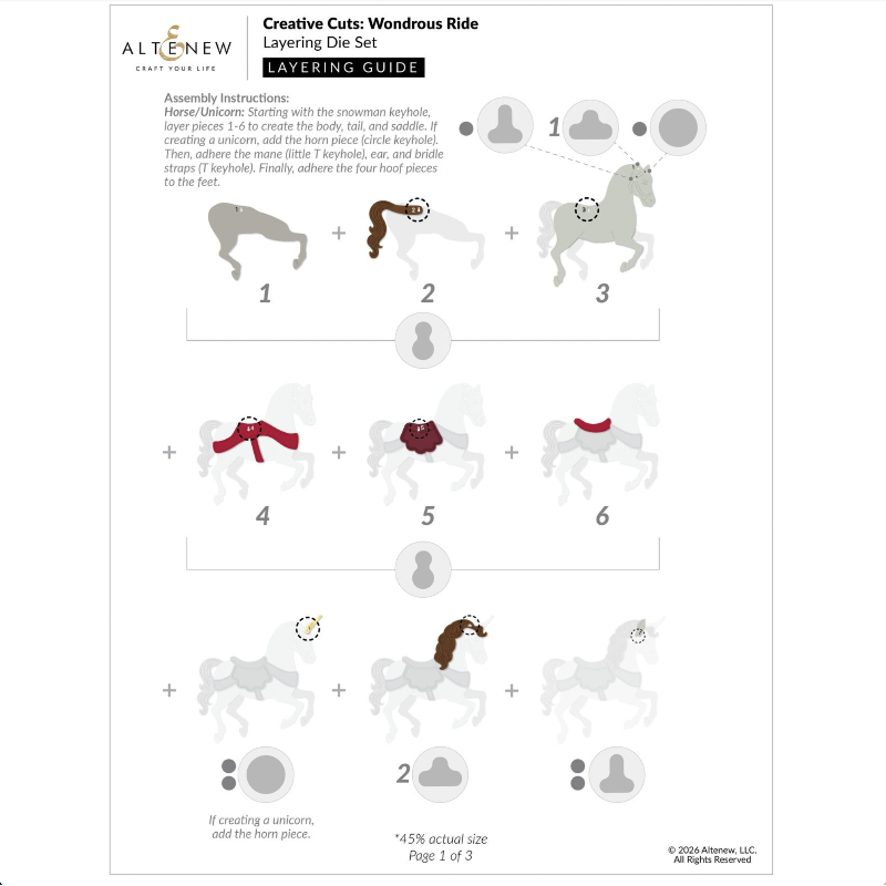 Altenew Creative Cuts Wondrous Ride Layering Dies alt11335 layering guide 1