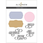 Altenew Creative Labels Clear Stamp and Die Set image 2