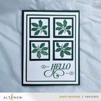 Altenew Creative Labels Clear Stamps alt10719-1 hello green