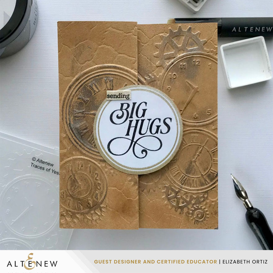 Altenew Creative Labels Dies alt10720 clocks