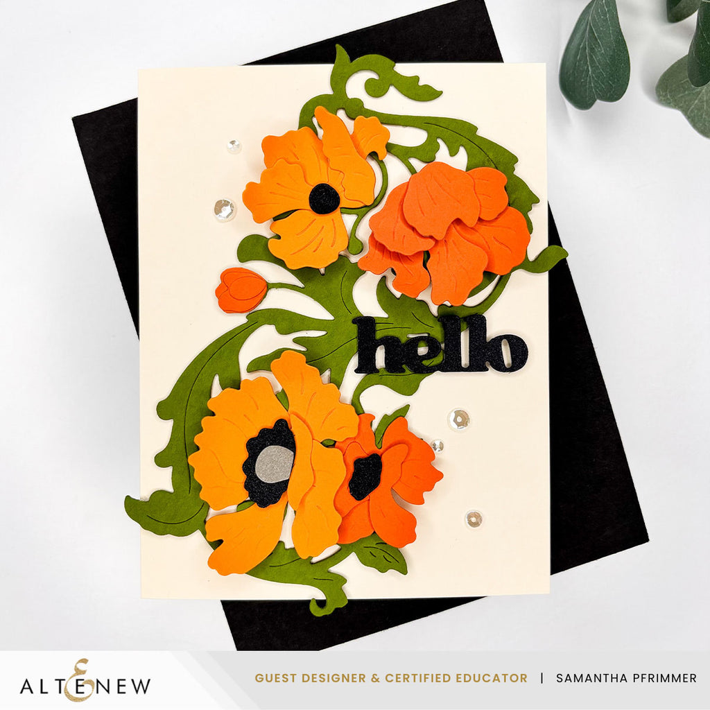 Altenew Crystal Moonlight Stellar Sequins alt10634 hello