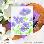 Altenew Dancing Cosmos 3D Embossing Folder alt11016 hugs